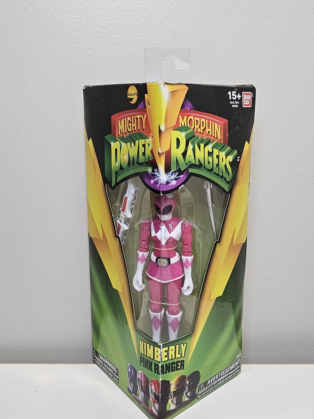 Mighty Morphin Power Rangers Kimberly Pink Ranger Action Figure - Pink